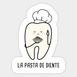 Pasta de Diente Spanish Pun Sticker